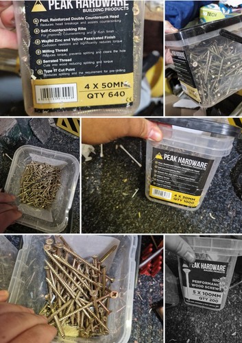 Peak hardware screws mixed - peak,