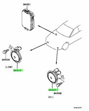 OEM HORN R＆L SET Genuine