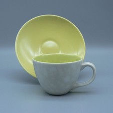 POOLE POTTERY LIME YELLOW &
