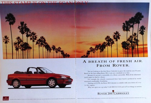 Rover 200 cabriolet - 200, motor