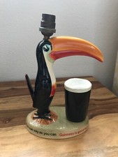 Vintage Guinness Carlton Ware LAMP Toucans  VGC Condition
