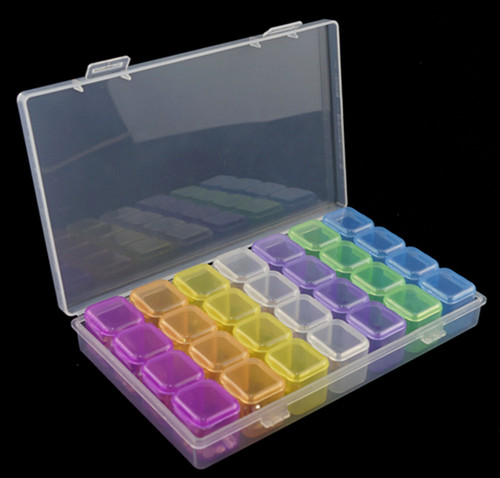 Compartment plastic jewelry - 28,