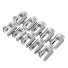  10 Pcs Glass Shelf Brackets
