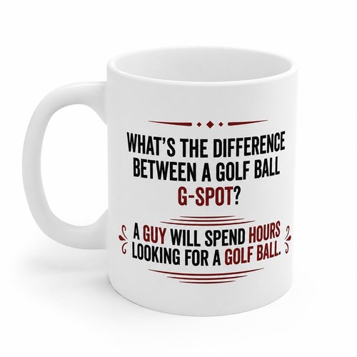 Funny golf mug - golf,