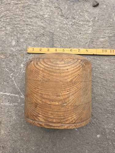 Antique french wooden - wooden, hat