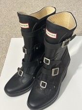 hunter  Rain Boots  Sz 9 Wedge