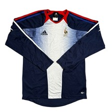 France Football Shirt Mens Small Adidas 2004 Training Long Sleeve Rare Vtg