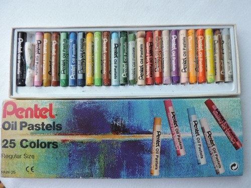 Vintage pentel oil - oil, pastels