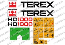 TEREX HD1000 DUMPER DECALS