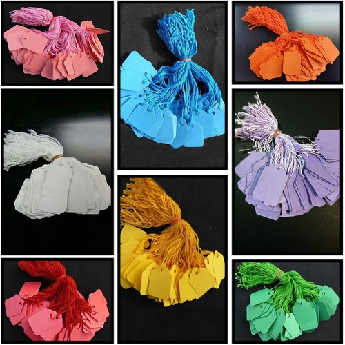 1000 coloured kraft strung - coloured,