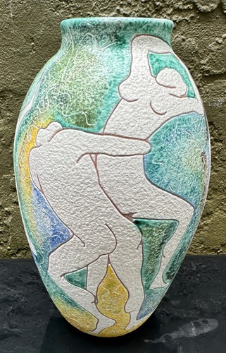 Marcello fantoni pottery vase - fantoni,