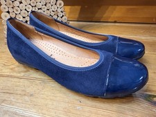 GABOR ladies Navy Blue Suede