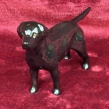 Beswick Black Labrador Dog Porcelain Figurine Black Gloss 4 inches tall  
