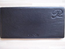 HSBC Bank Premier Black Leather Chequebook Wallet - Unused