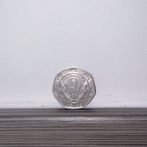 1998 50p coin girl guides - uk,