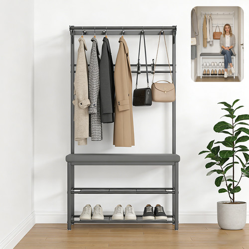 1 hall tree shoe - 4-in-1,
