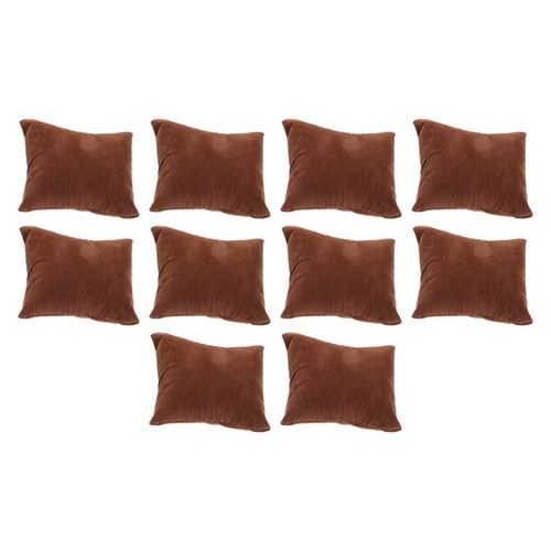 10pcs light brown velvet watch - 10pcs,
