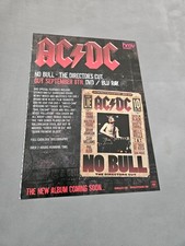 TPEEP395 MAGAZINE ADVERT 11X8" AC/DC - NO BULL THE DIRECTORS CUT 