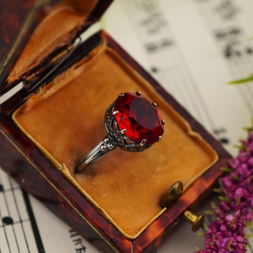 Soviet 875 silver ring - silver,