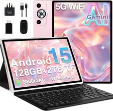 Tablet 10 Inch Android 15 with