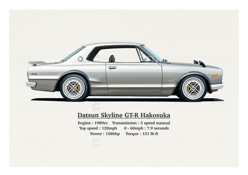 Datsun skyline hakosuka - datsun,