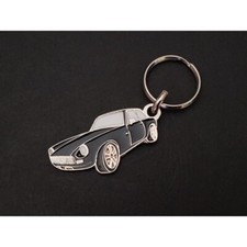 MG MGB GT, MGC GT Profile Keychain (Black)