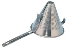 Conical Strainer Heavy Duty with Hook Stainless Steel Sieve Rice Choose Size