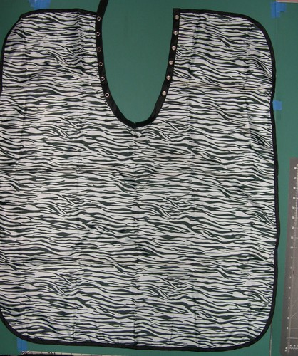 Zebra blk wht hair barber - zebra, blk+wht