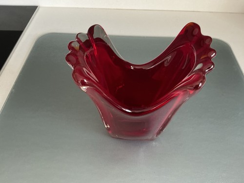 Dark red coloured decorative - red,