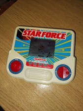 StarForce LCD TIGER GRANDSTAND ELECTRONIC GAME HANDHELD 1988 tested working rare