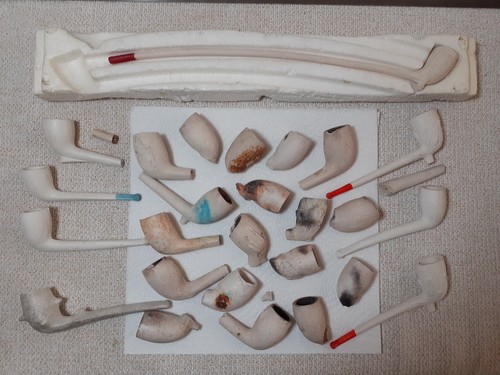 Clay pipes complete to - clay, 7