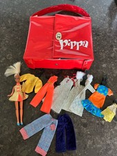 Vintage Pippa With Wardrobe carry case  & Clothes