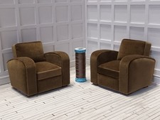 Miniature Club Chairs Green