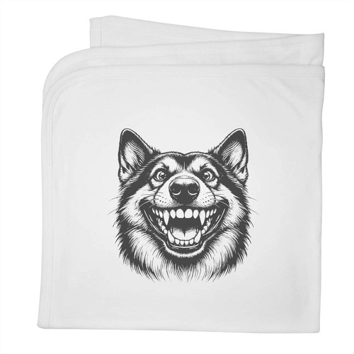 Grinning german shepherd - 'grinning,