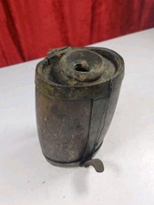 Antique French Primitive Small Wooden Powder Flask Keg