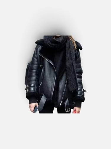 Women raf bomber black - s,
