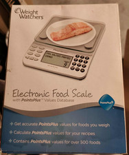 Weight Watchers Electronic Food Scale w/ PointsPlus Values Database NIB