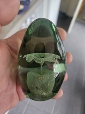 Victorian Antique Green Glass