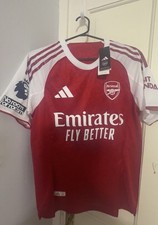 Arsenal Home Kit 25/26 Size Small Zubimendi #36 Premier League Patches Brand New