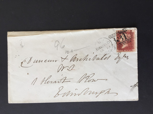 1869 penny red plate on - penny,