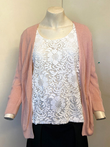Faux cardigan jumper top - m&s,