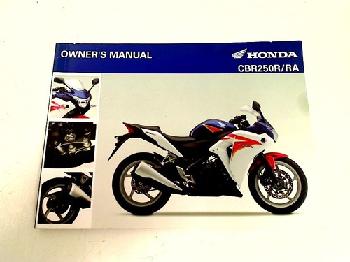 Owners manual honda - 250, rr