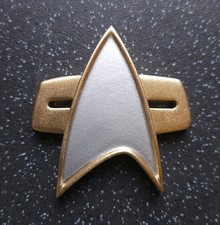 Star Trek First Contact Replica Combadge Prop. Resin Cast From 3D Scan 