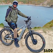 26" Electric Bike 48V/17.5Ah Fat Trye E-Bike Full Suspension for Adventures USED