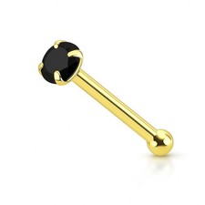 14k Solid Gold Nose Bone Stud