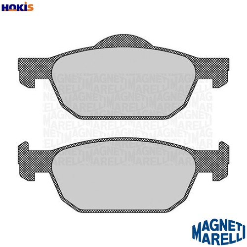 Brake pad set disc - set,