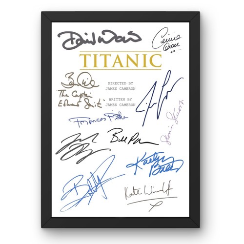Titanic inspired poster - inspired, a4