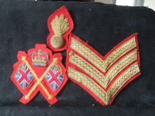 R0yal Engineers a set of mess dress recruiters arm badges