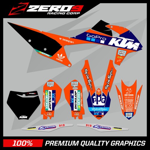 Ktm motocross graphics kit - graphics,