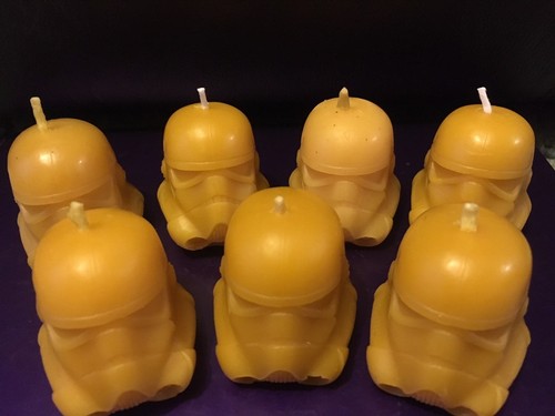 Stormtrooper helmet candles - stormtrooper,